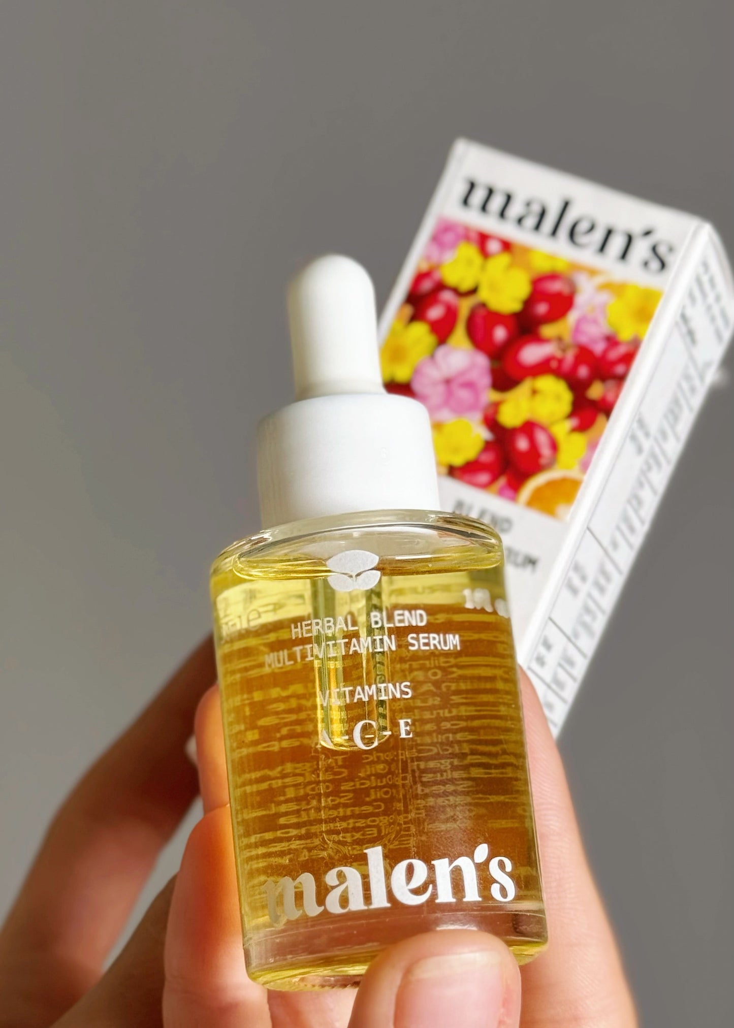 HERBAL BLEND MULTIVITAMIN SERUM A-C-E 30 ml | Antioksidan Cilt Bakım Serumu - Retinol + Vitamin C + Vitamin E