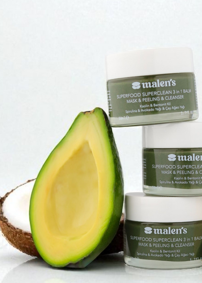 SUPERFOOD SUPERCLEAN 3 IN 1 BALM 50 ml | 3'ü 1 Arada Temizleyici Balm (Maske & Peeling & Temizleyici)